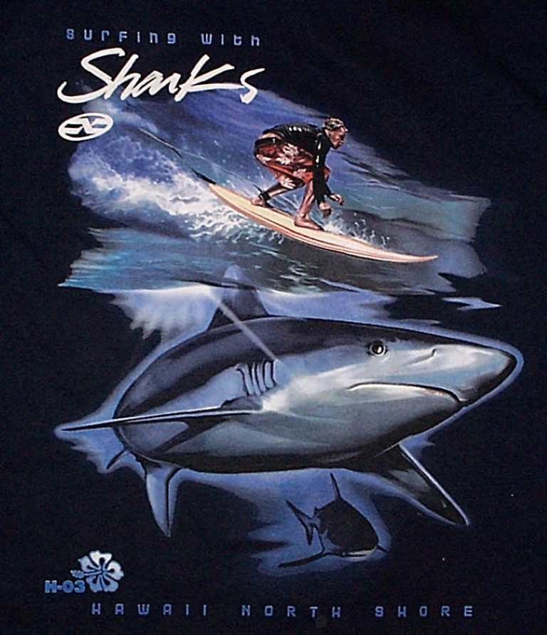 Simulated process screen printing on a t-shirt